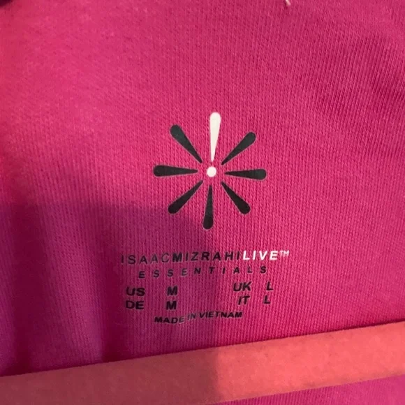 Isaac Mizrahi Fuchsia Open Front Cardigan Size M - Picture 3 of 4